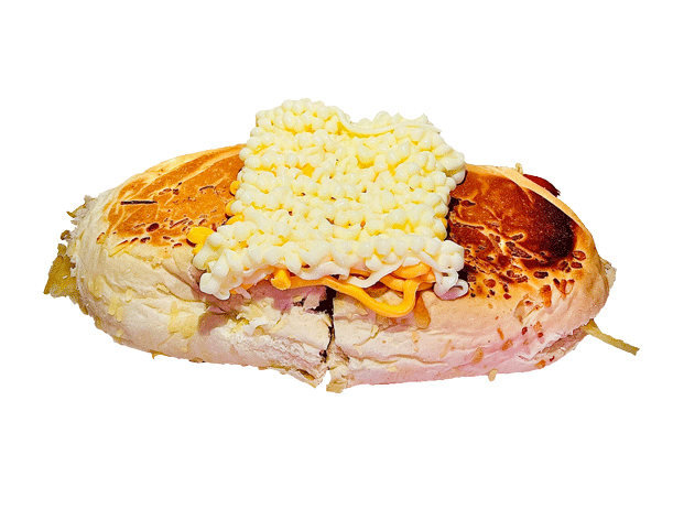 Hot-dog Cheddar Bacon